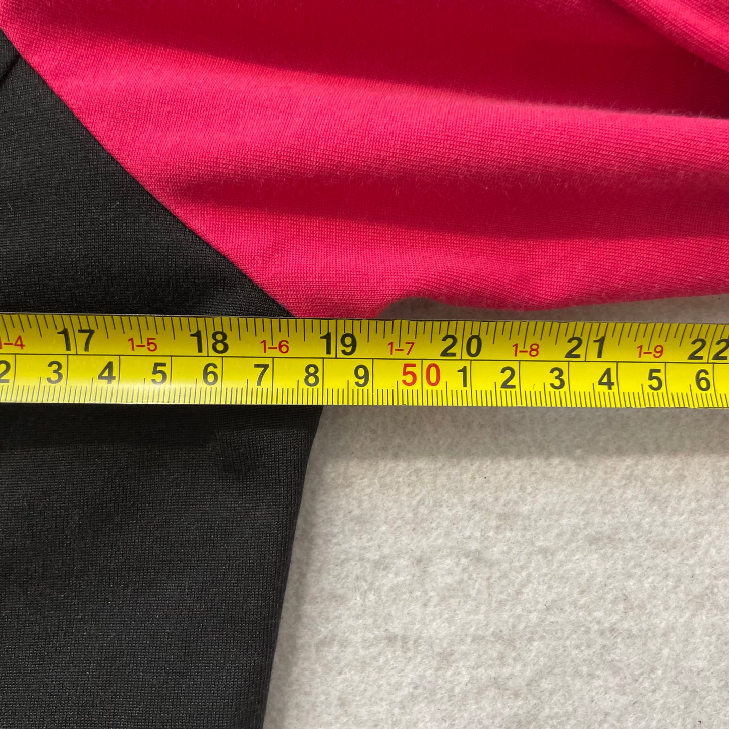 Vintage Apollo Active Womens Black Pink Zip-Up Track Jacket Mock Neck Y2K Size L