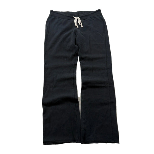 Mossimo Supply Co. Women's Black Fleece Sweatpants Drawstring Pockets Y2K Size M