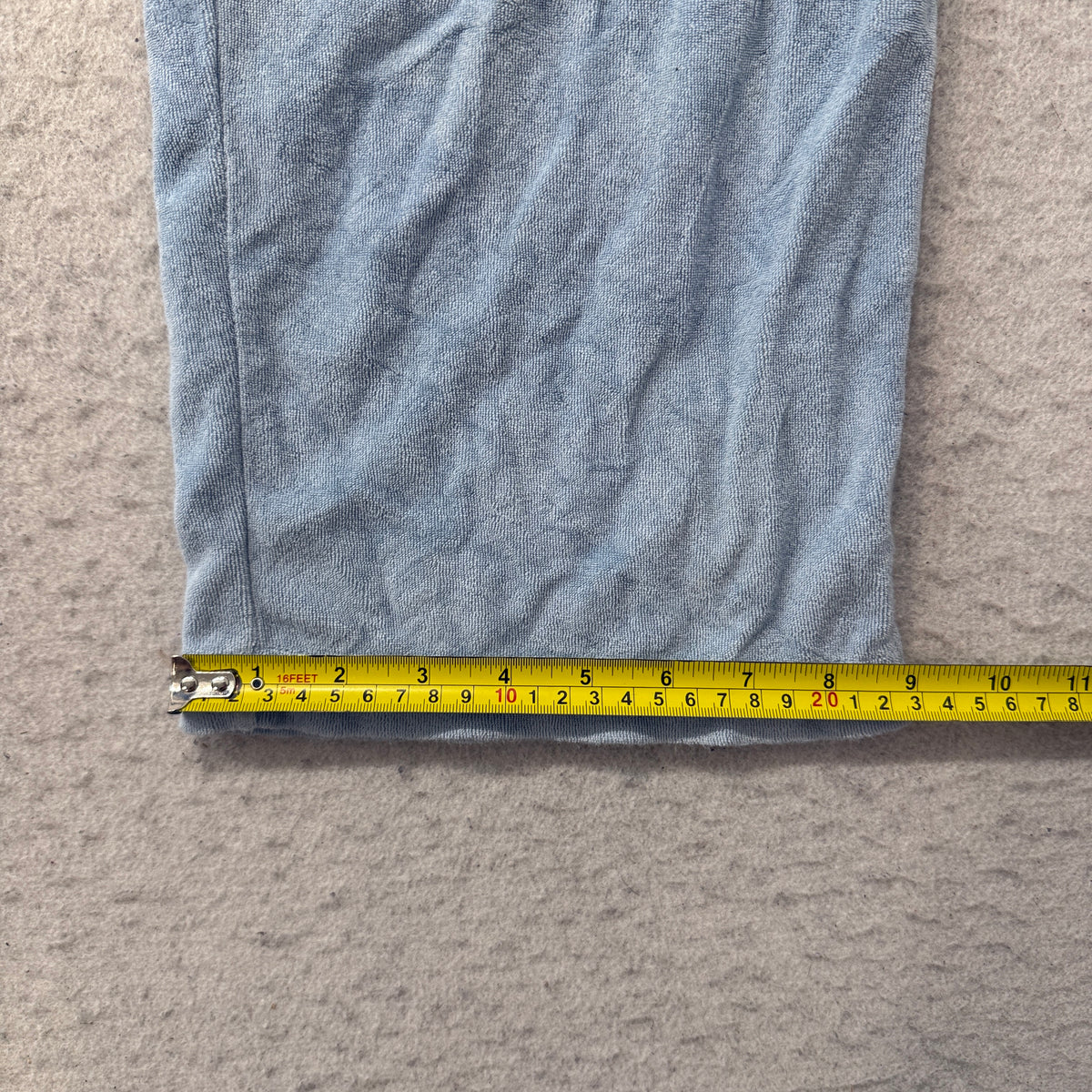 Juicy Couture Women's Pastel Blue Velour Flared Track Pants Loungewear Size M