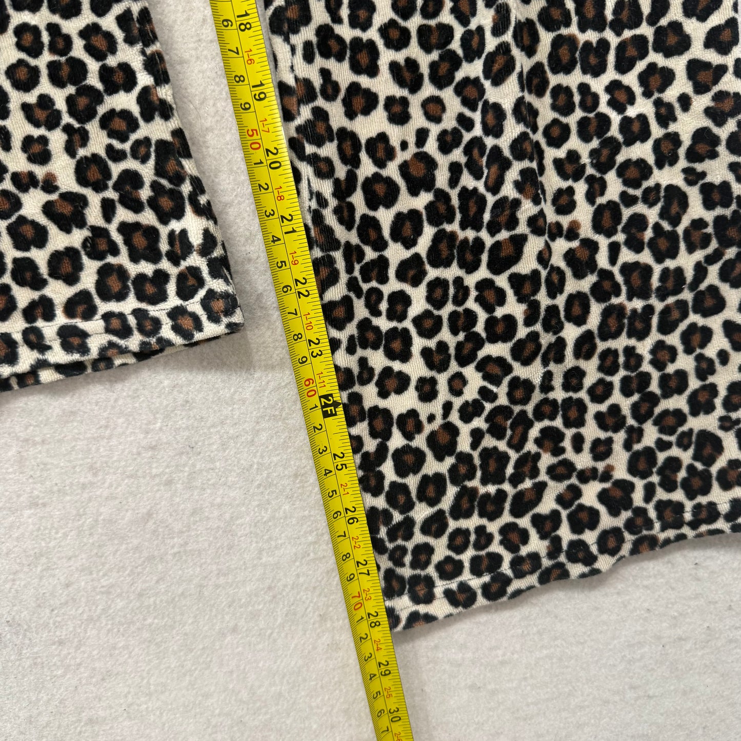 Juicy Couture Women's Leopard Print Velour Flared Track Pants Loungewear Size XL