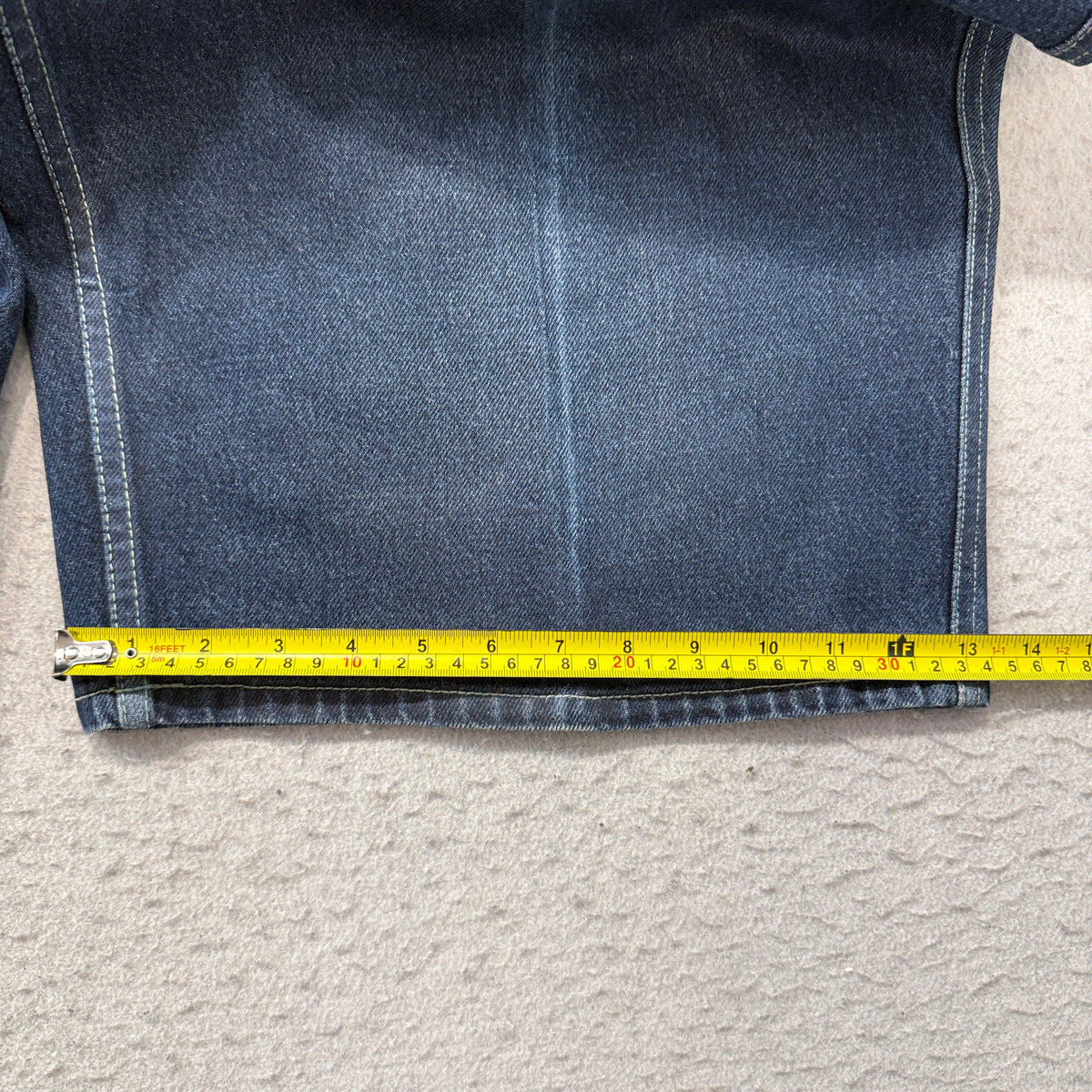 Sean John Dark Wash Baggy Denim Shorts Size 40 photo 7