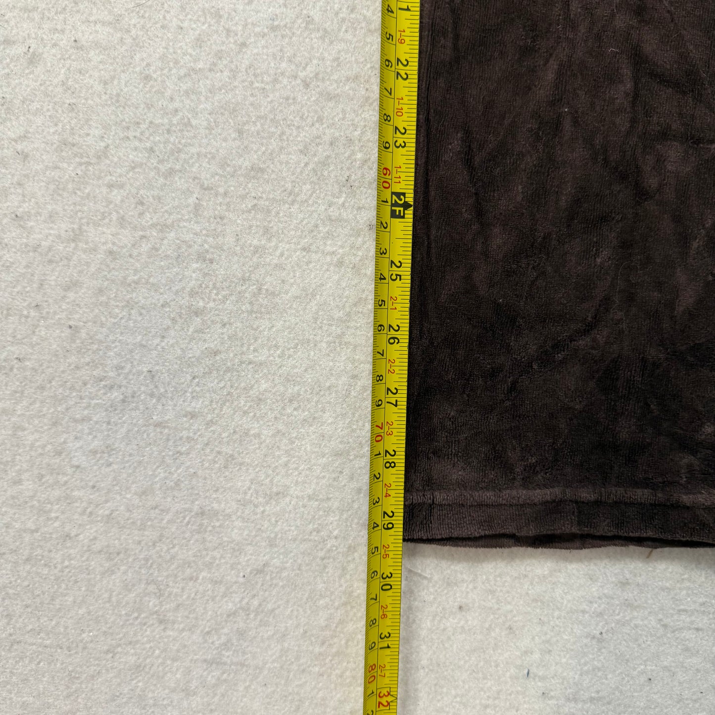 Juicy Couture Women's Dark Brown Velour Flared Leg Track Pant Loungewear Size M