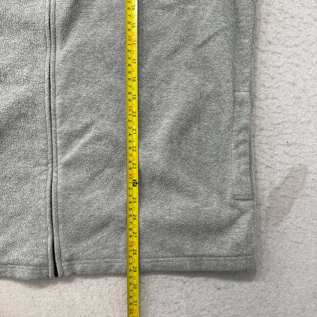 Nautica Grey Fleece Full Zip Jacket Size XL photo 5