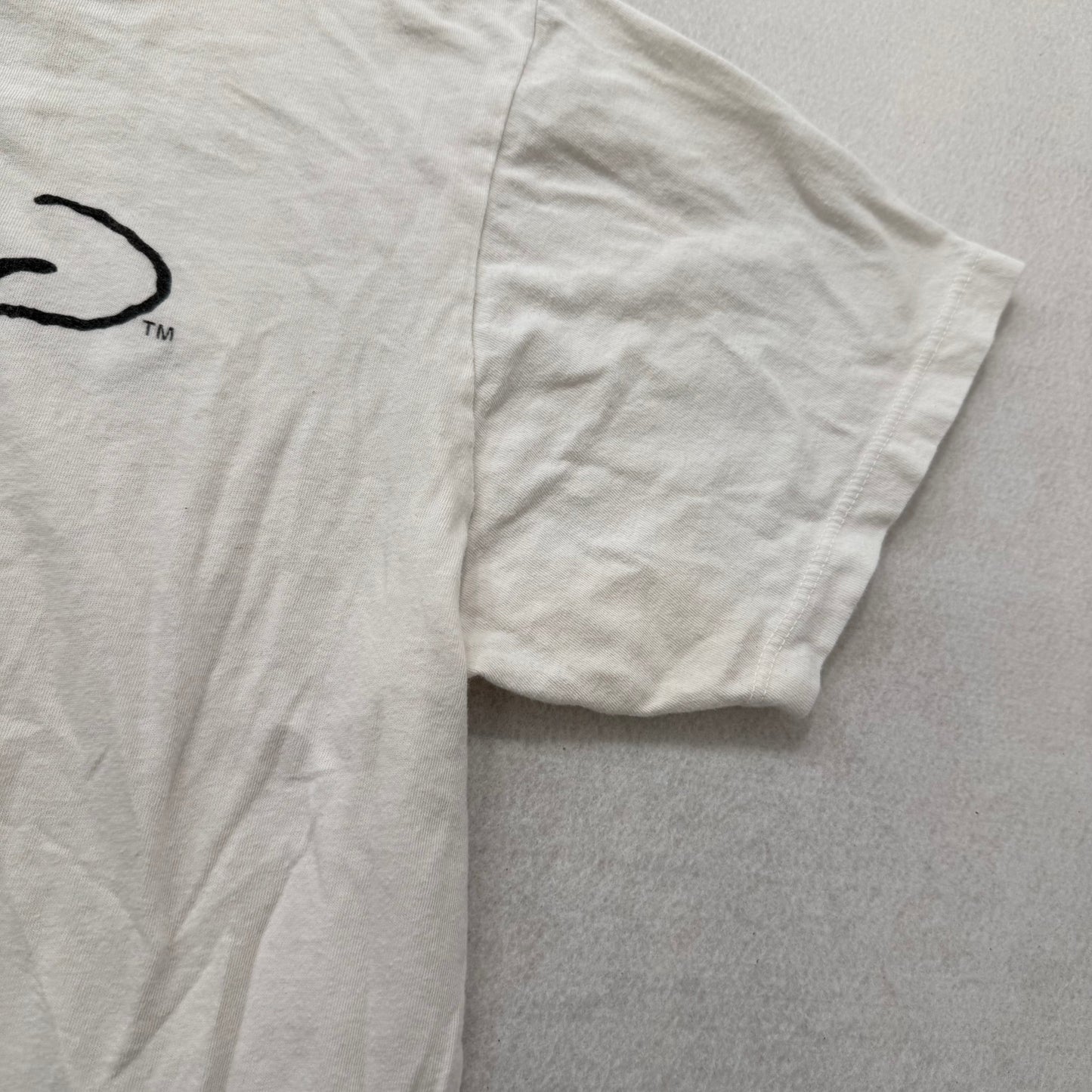 Ed Hardy Men's White Cotton T-Shirt Short Sleeves Skull Graphic Logo Tee Size L