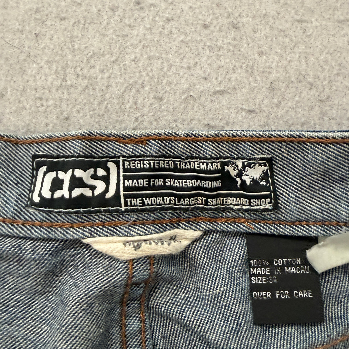CCS Skate Jeans Dark Wash Size 34 photo 3