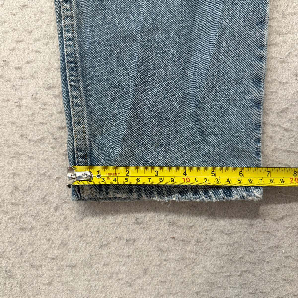 Eddie Bauer Vintage Petite Relaxed Light Wash Jeans Size 12 photo 6