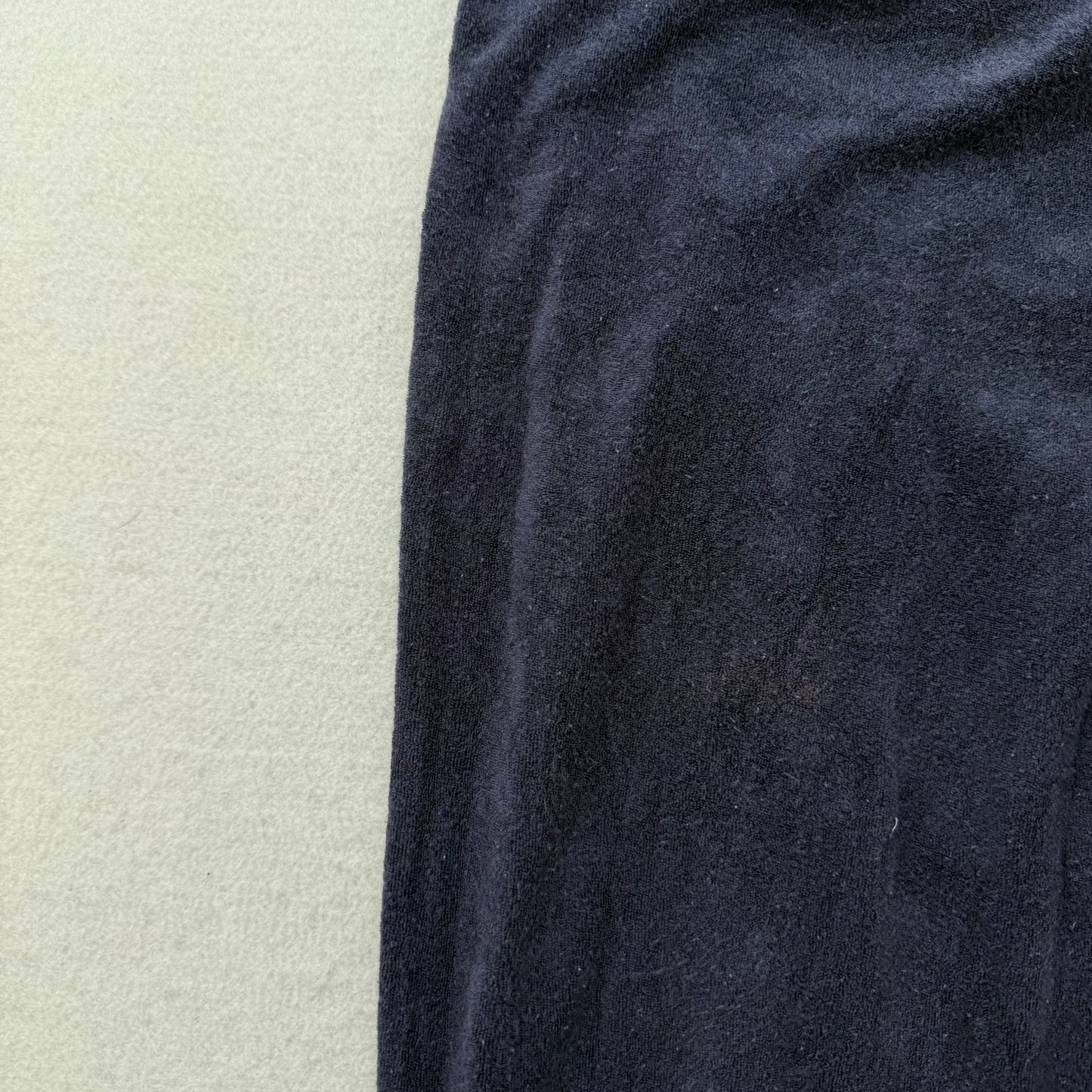 Juicy Couture Women's Navy Blue Terrycloth Cropped Capri Pant Loungewear Size XL