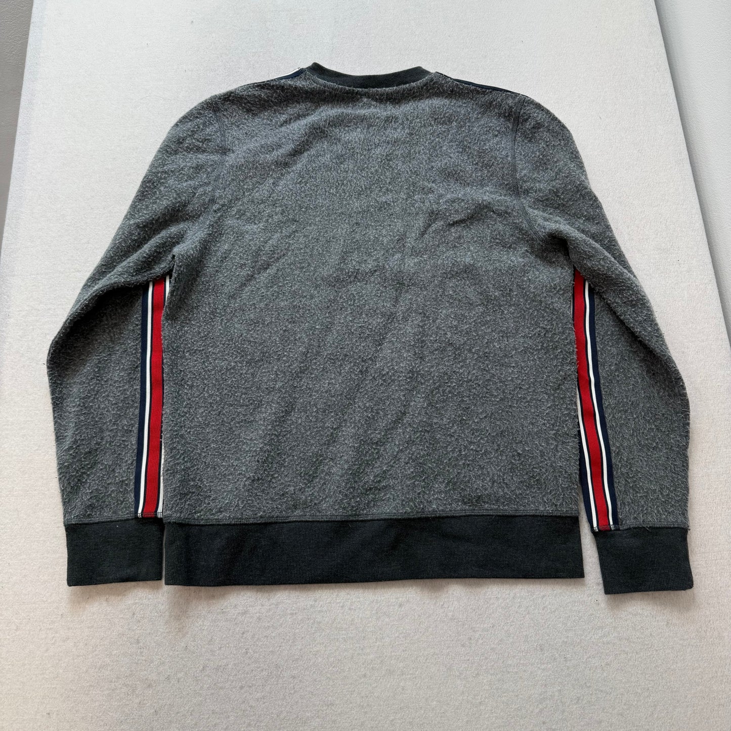 Unionbay Men's Heather Grey Cotton Blend Sweatshirt Pullover Crew Neck Size S