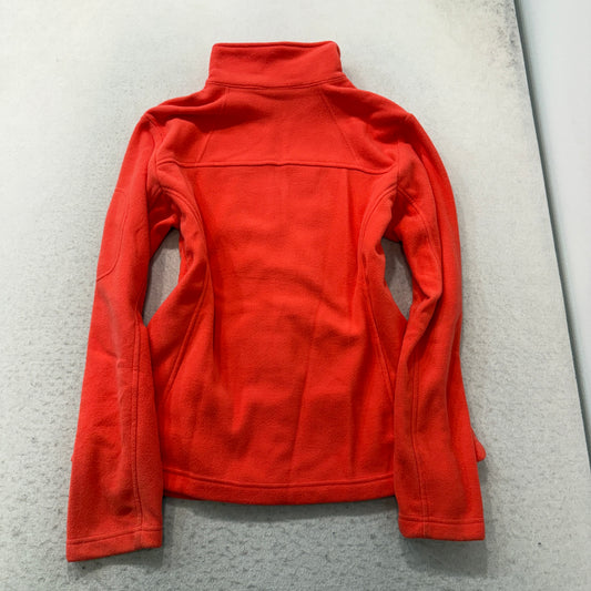 Columbia Sportswear Company Women's Red Full Zip Fleece Jacket Classic Size L