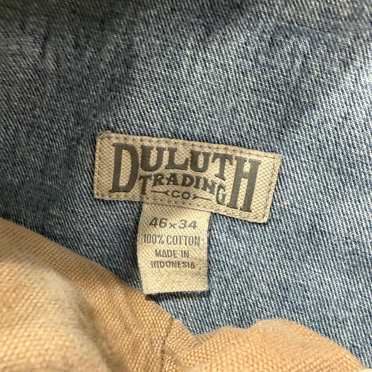 Duluth Trading Co. Carpenter Jeans Medium Wash Size 46x34 photo 3