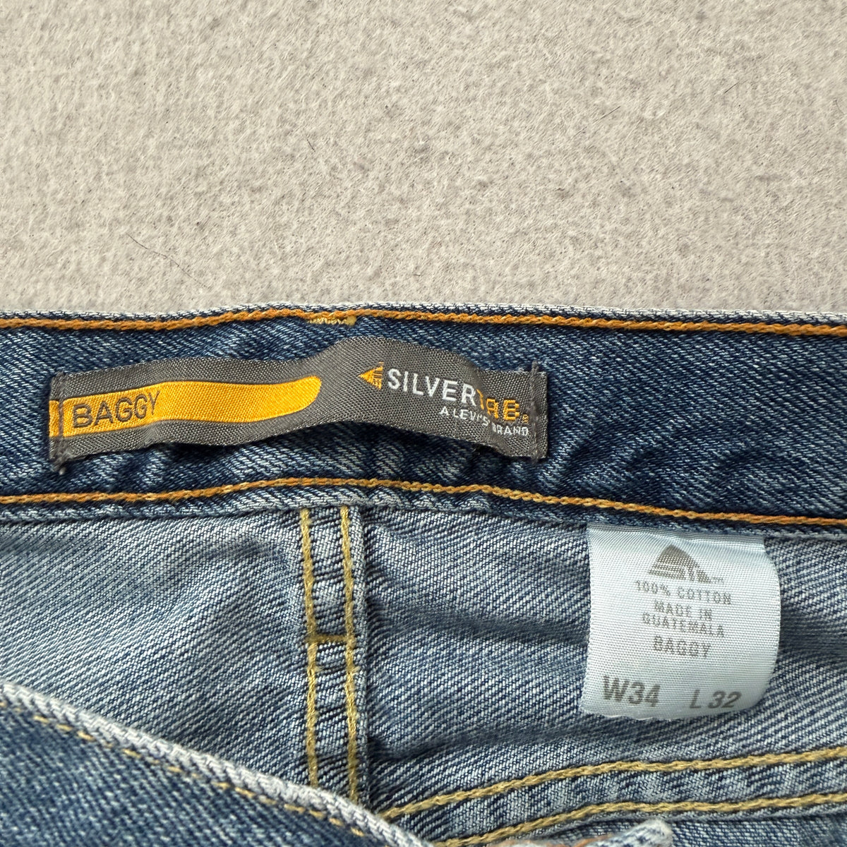 Levis Silvertab Baggy Jeans Size 34x32 photo 3