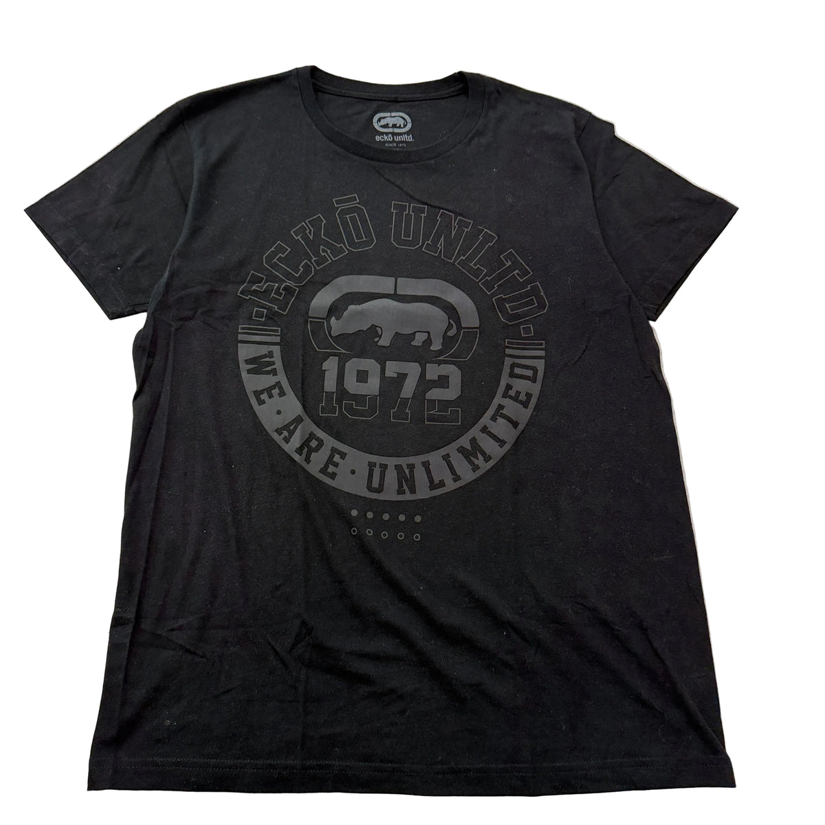 Ecko Unltd black rhino We Are Unlimited tee front