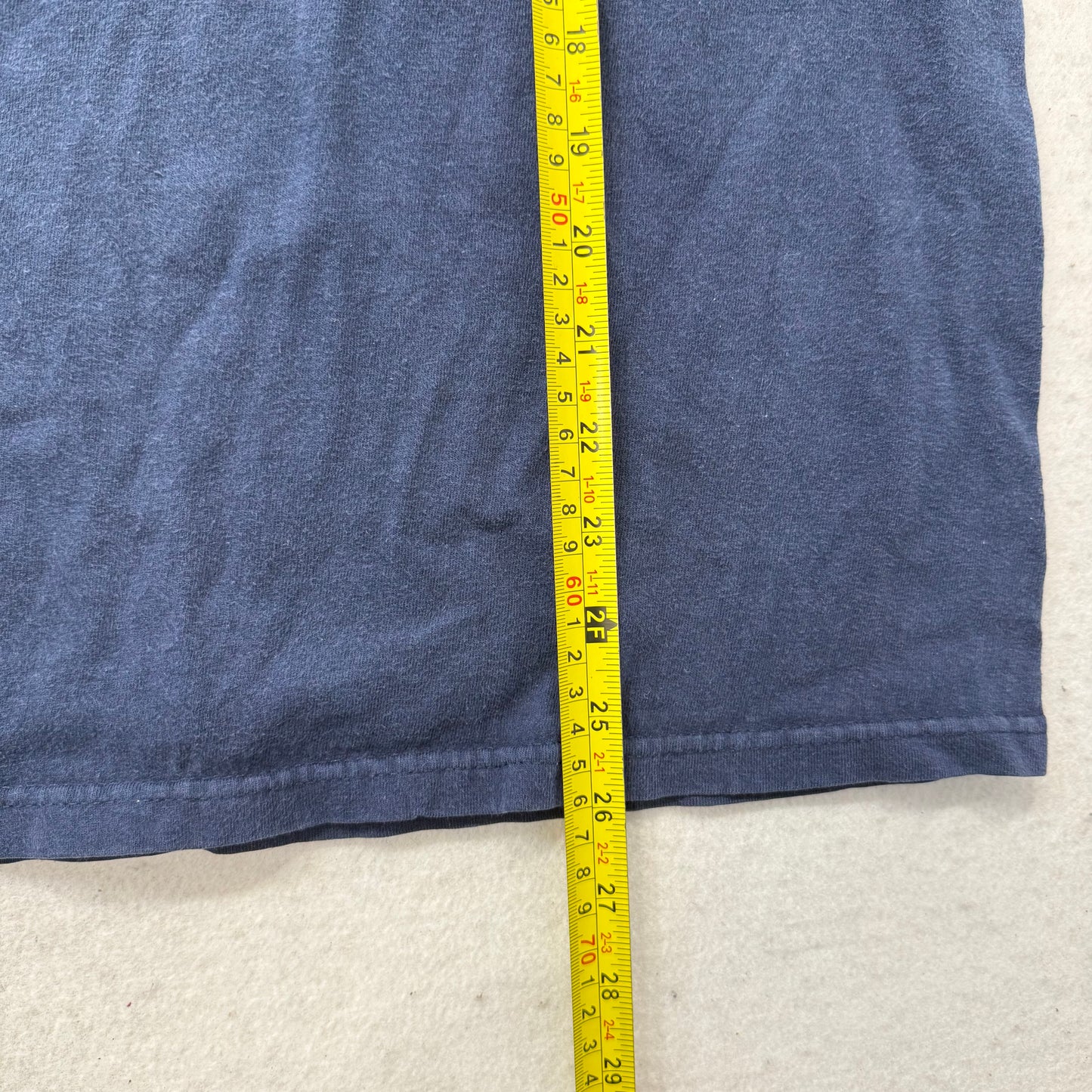 Local Motion Hawaiian Surfgear Navy Blue T-Shirt Floral Print Long Sleeve Size M