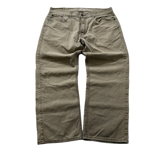 Levi's Signature Men's Khaki Denim Jeans Pockets Classic Straight Size 38x30