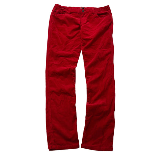 Tripp NYC Corduroy Pants Juniors Red Skinny Straight Leg Low Rise Size 13 photo 1
