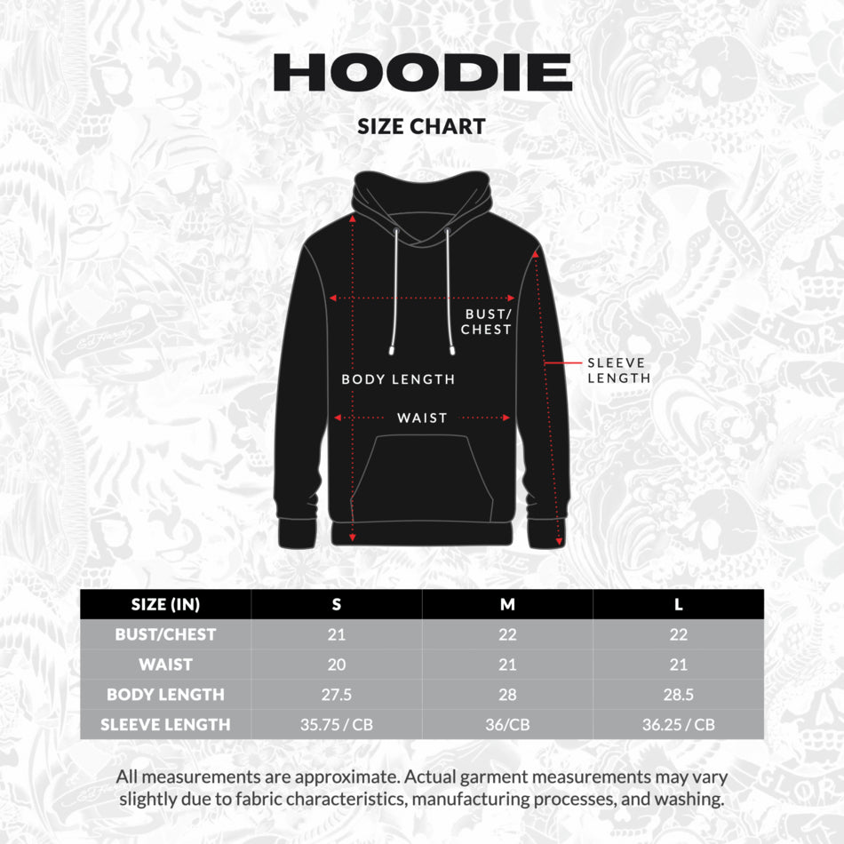 ED HARDY “Tiger Roar” BROWN PULLOVER HOODIE - Clean Curriculums 