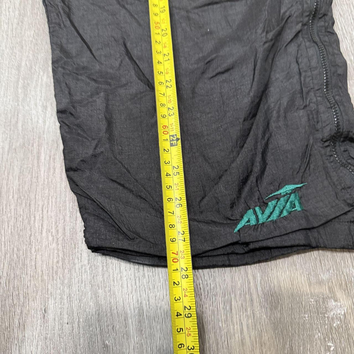Vintage Y2K 2000's AVIA Black Baggy Track Pants