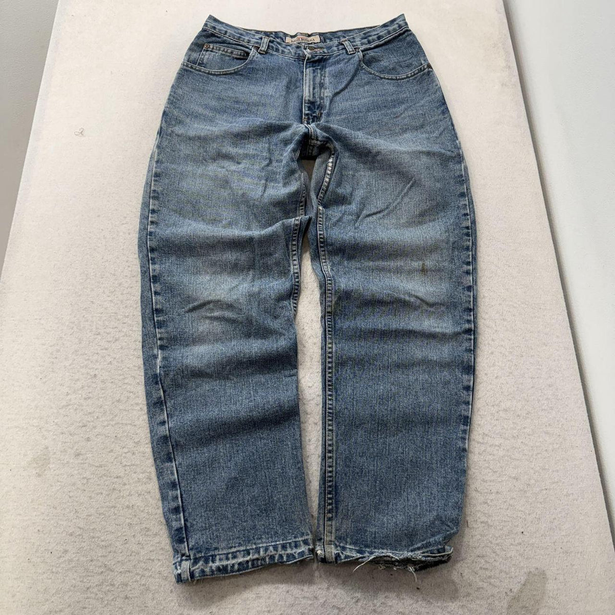 Vintage 90s Wrangler Faded Baggy Open Leg Jeans