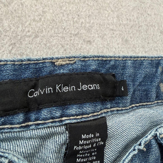 Vintage Y2K 2000's Calvin Klein Faded Distressed Denim Shorts