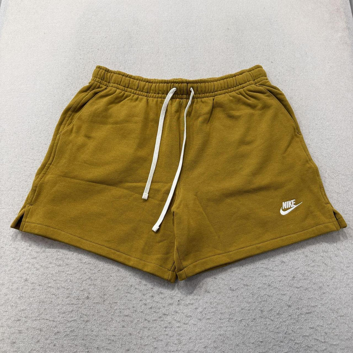 Vintage Y2K 2000's Nike Mustard Yellow Baggy Sweat Shorts