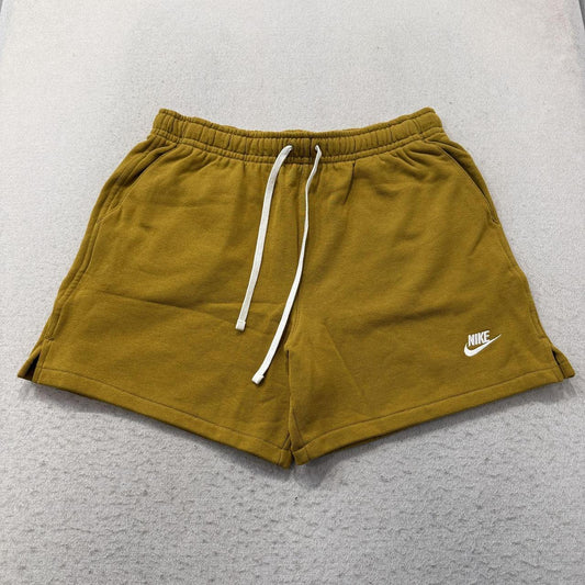 Vintage Y2K 2000's Nike Mustard Yellow Baggy Sweat Shorts