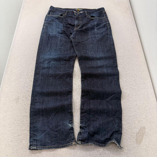 Vintage Y2K 2000's Lucky Brand Dark Wash Open Leg Jeans