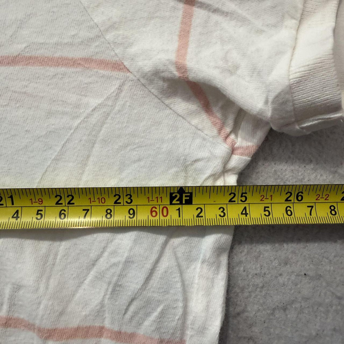 Vintage Y2K 2000's Aeropostale Cream Striped Polo Shirt