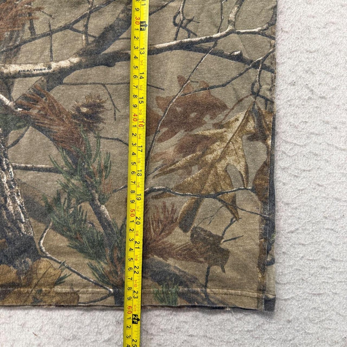 Vintage Y2K 2000's Russell Outdoors Camo Faded Graphic Tee