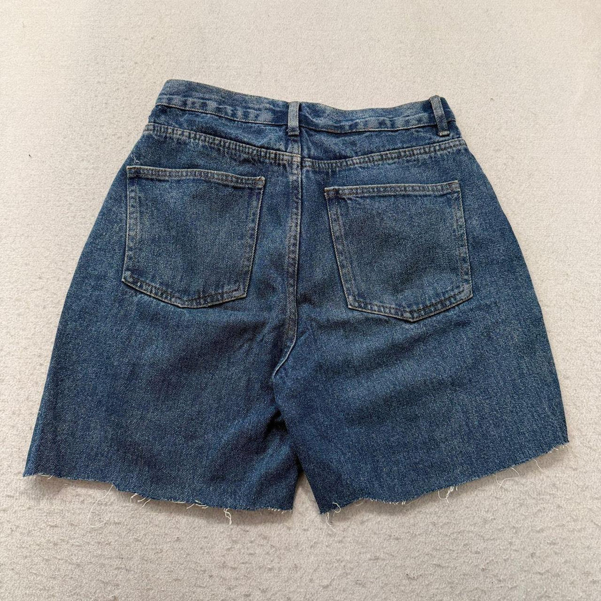 Vintage Y2K 2000's Women's Distressed Faded Denim Shorts