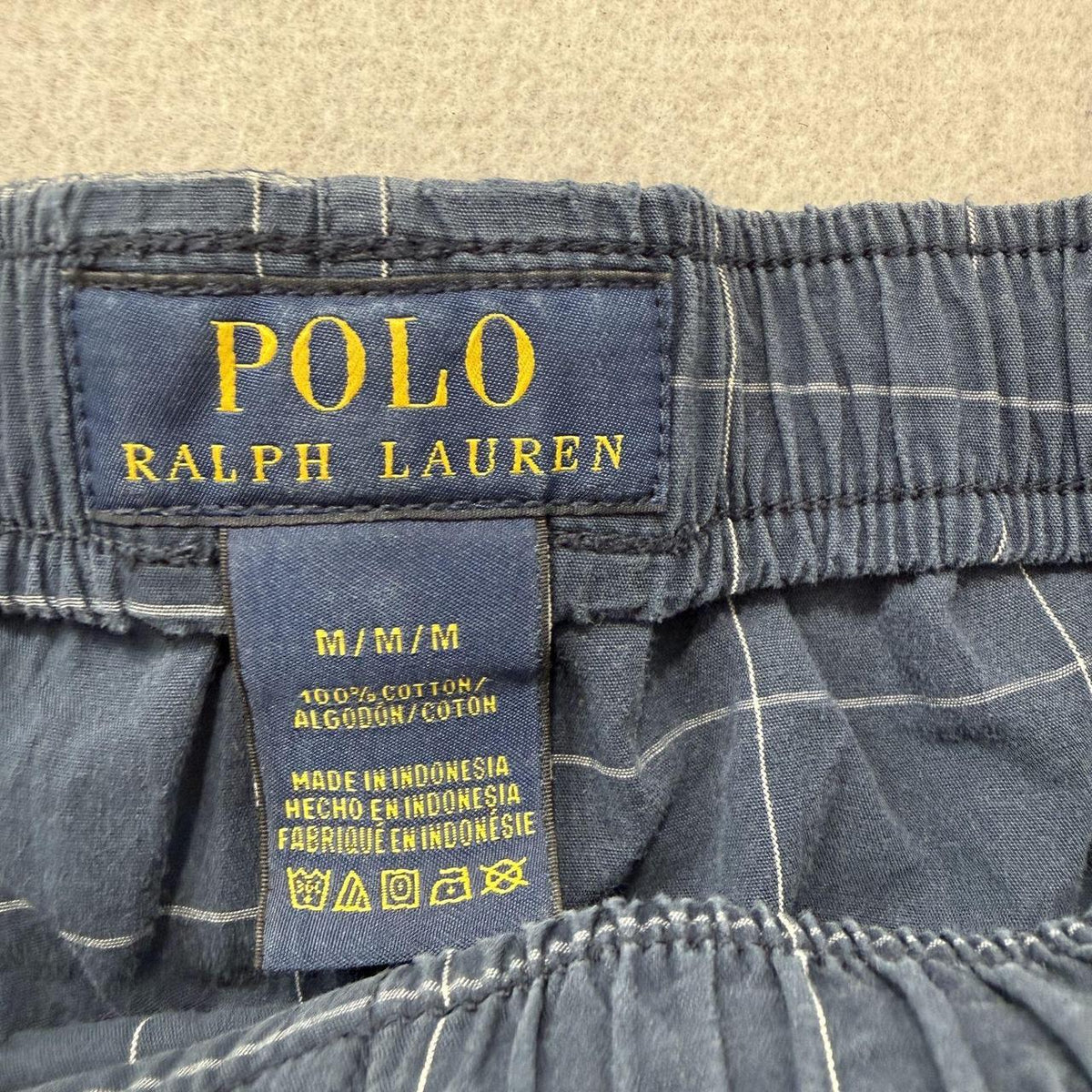 Vintage Y2K 2000's Polo Ralph Lauren Navy Baggy Pajama Pants