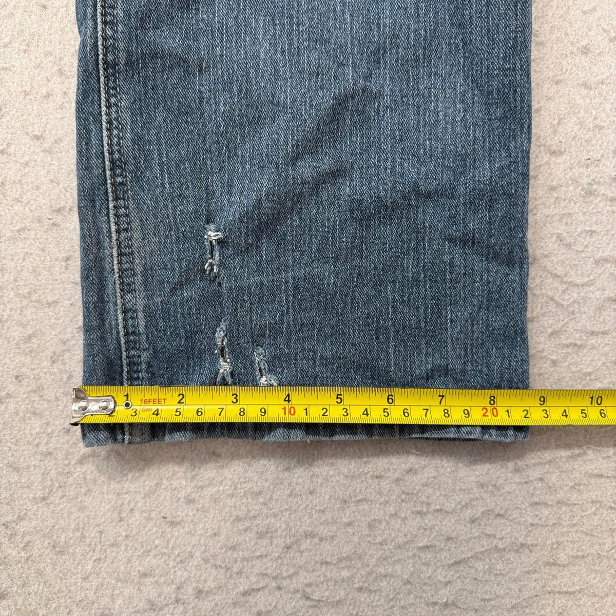 Vintage Y2K 2000's Ariat Faded Distressed Bootcut Jeans