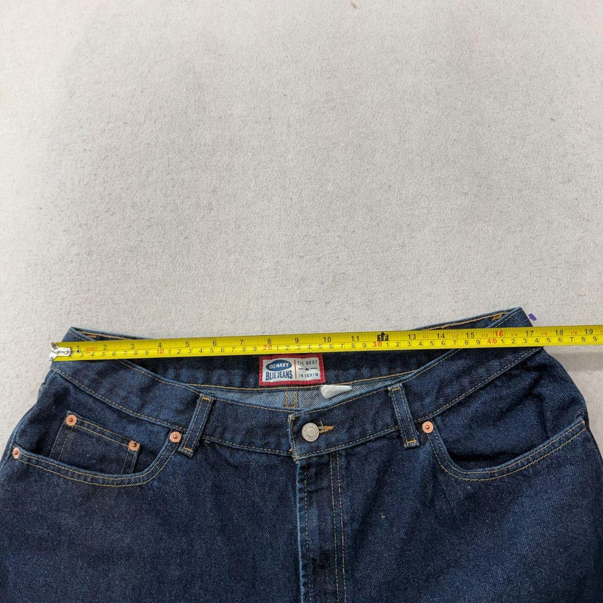Vintage Y2K 2000's Old Navy Dark Wash Open Leg Jeans