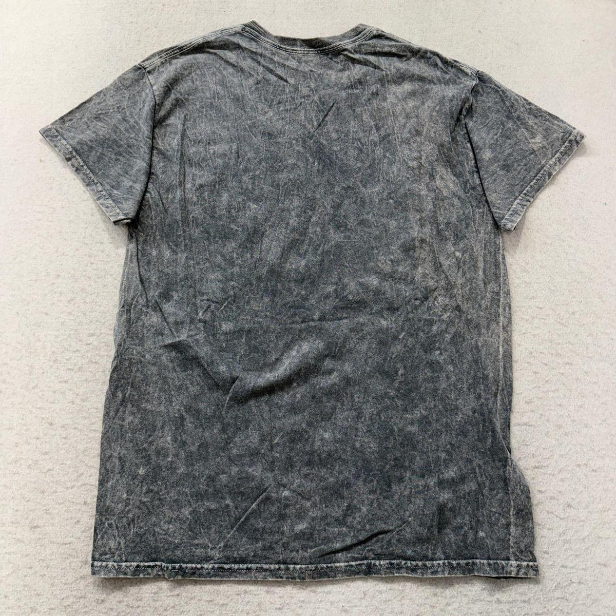 Vintage Y2K 2000's Charcoal Grey Faded Graphic Tee