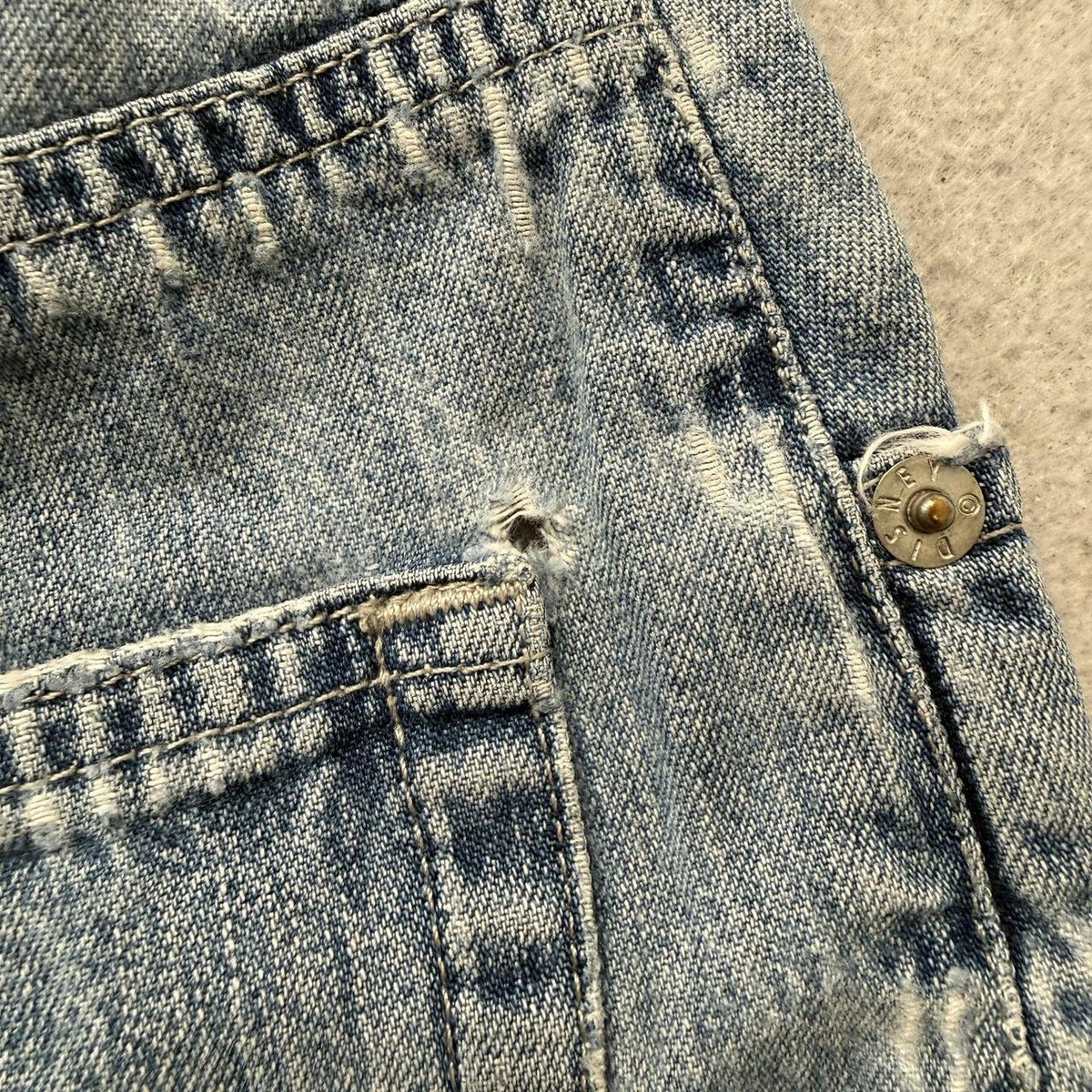 Vintage Y2K 2000's Walt Disney World Faded Distressed Denim Shorts
