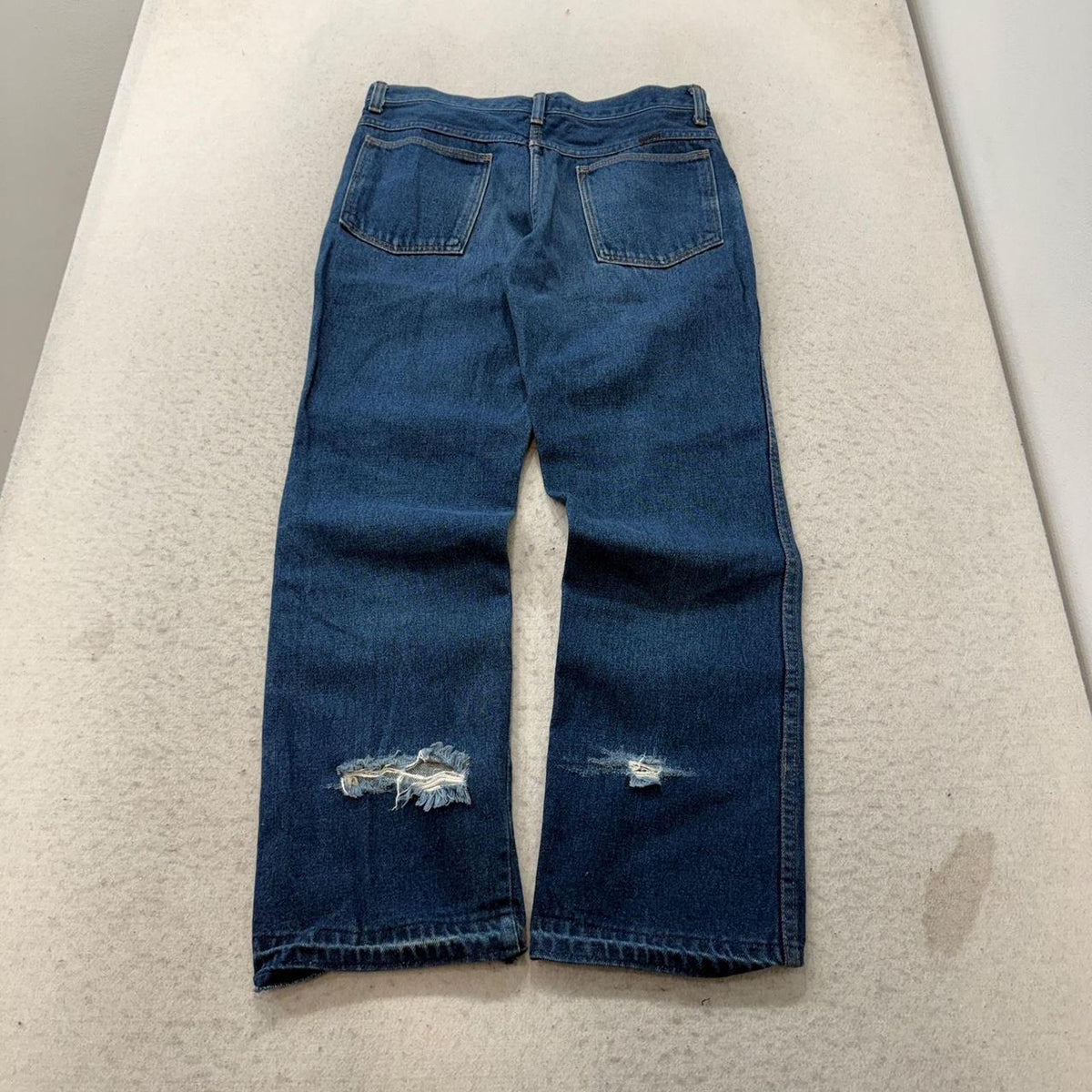 Vintage 90s Women's Rustler Faded Open Leg Jeans