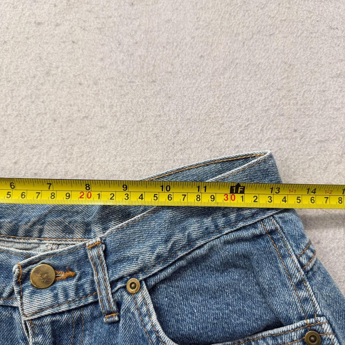 Vintage 90s Faded Open Leg Denim Shorts