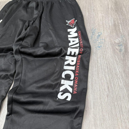 Vintage Y2K 2000's Russell Athletic Black Baggy Mavericks Track Pants