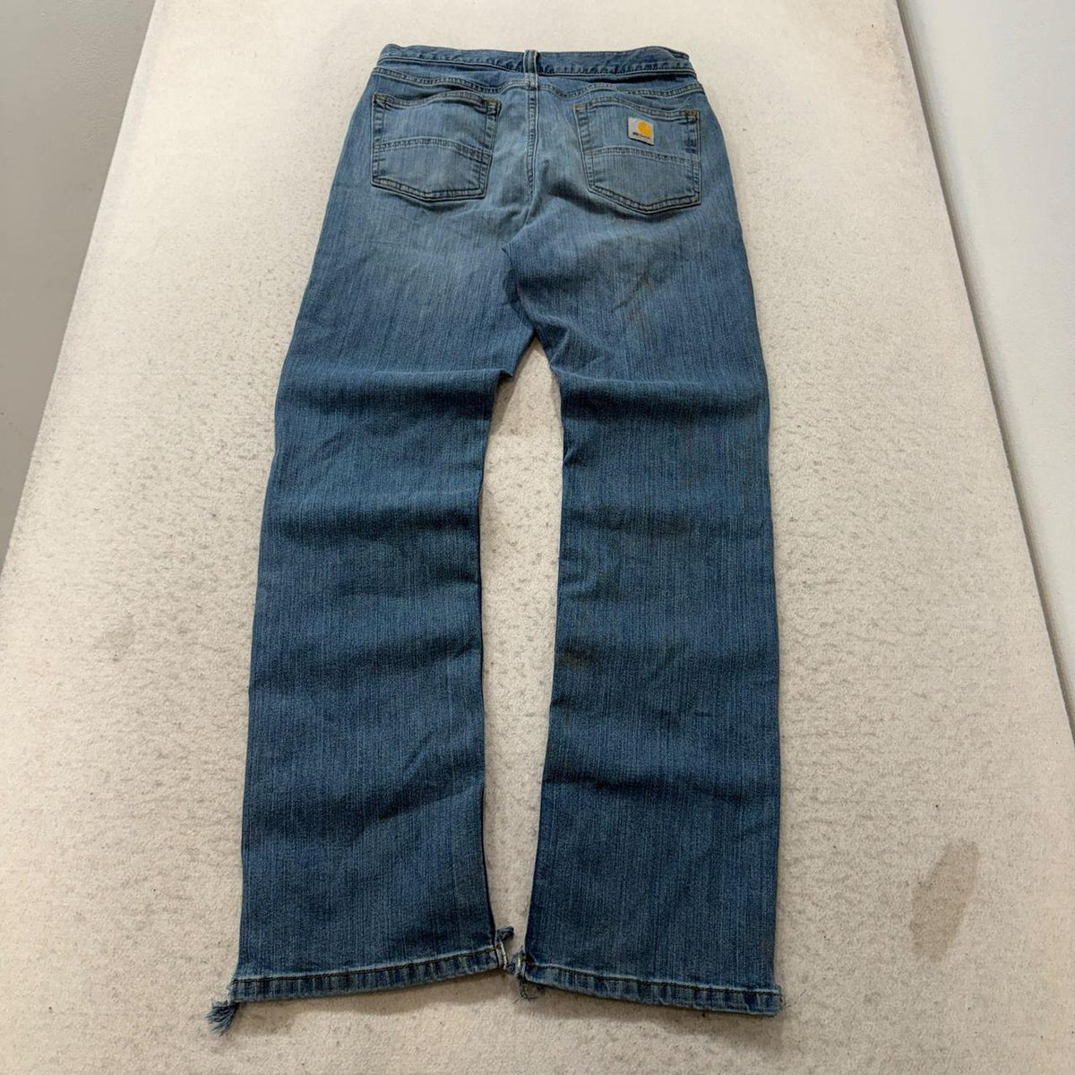 Vintage Y2K 2000's Carhartt Faded Open Leg Jeans