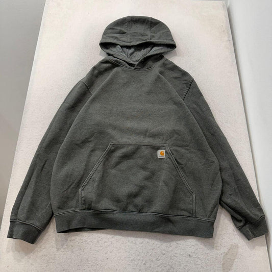 Vintage Y2K 2000's Carhartt Grey Faded Oversized Pullover Hoodie