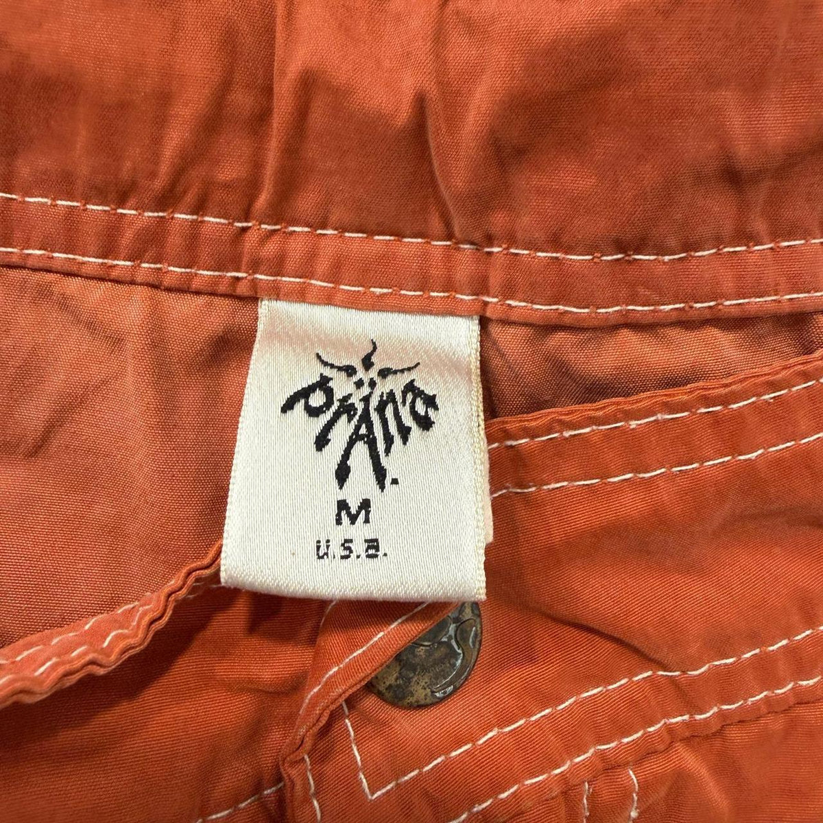 Vintage Y2K 2000's Onia Rust Orange Faded Relaxed Shorts