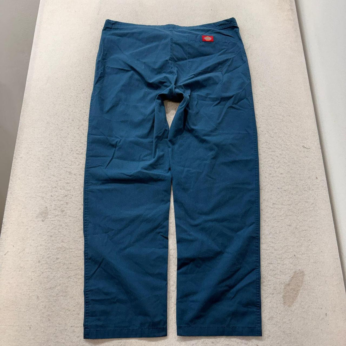 Vintage Y2K 2000's Teal Blue Open Leg Cargo Pants