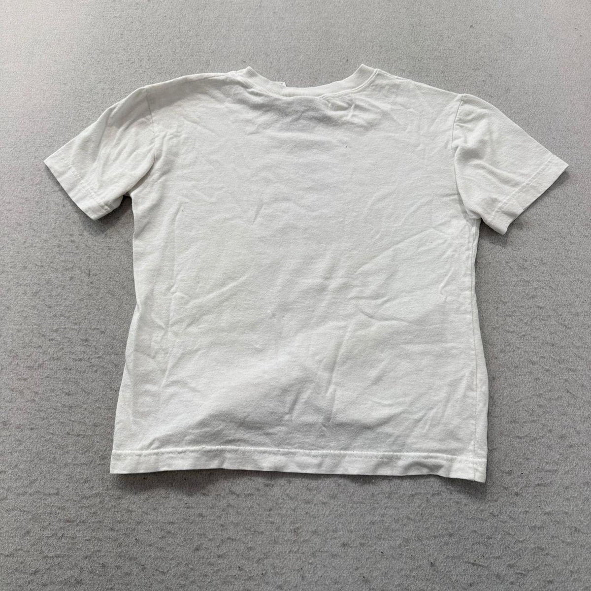 Vintage Y2K 2000's Athletic Works White Boxy Graphic Tee