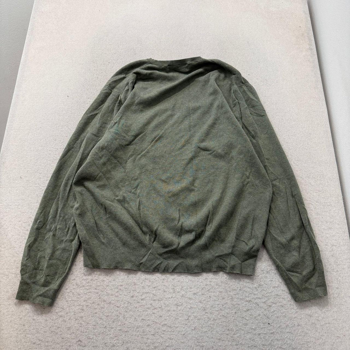Vintage Y2K 2000's Polo Ralph Lauren Sage Green Boxy Crewneck Sweatshirt