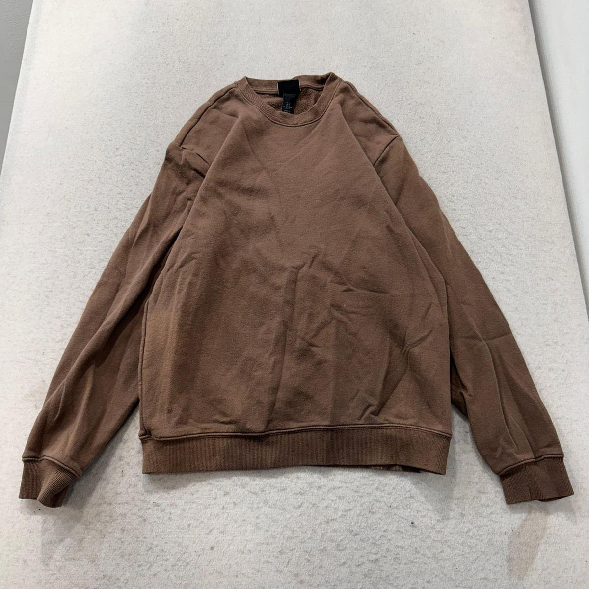 Vintage Y2K 2000's H&M Brown Boxy Blank Crewneck Sweatshirt