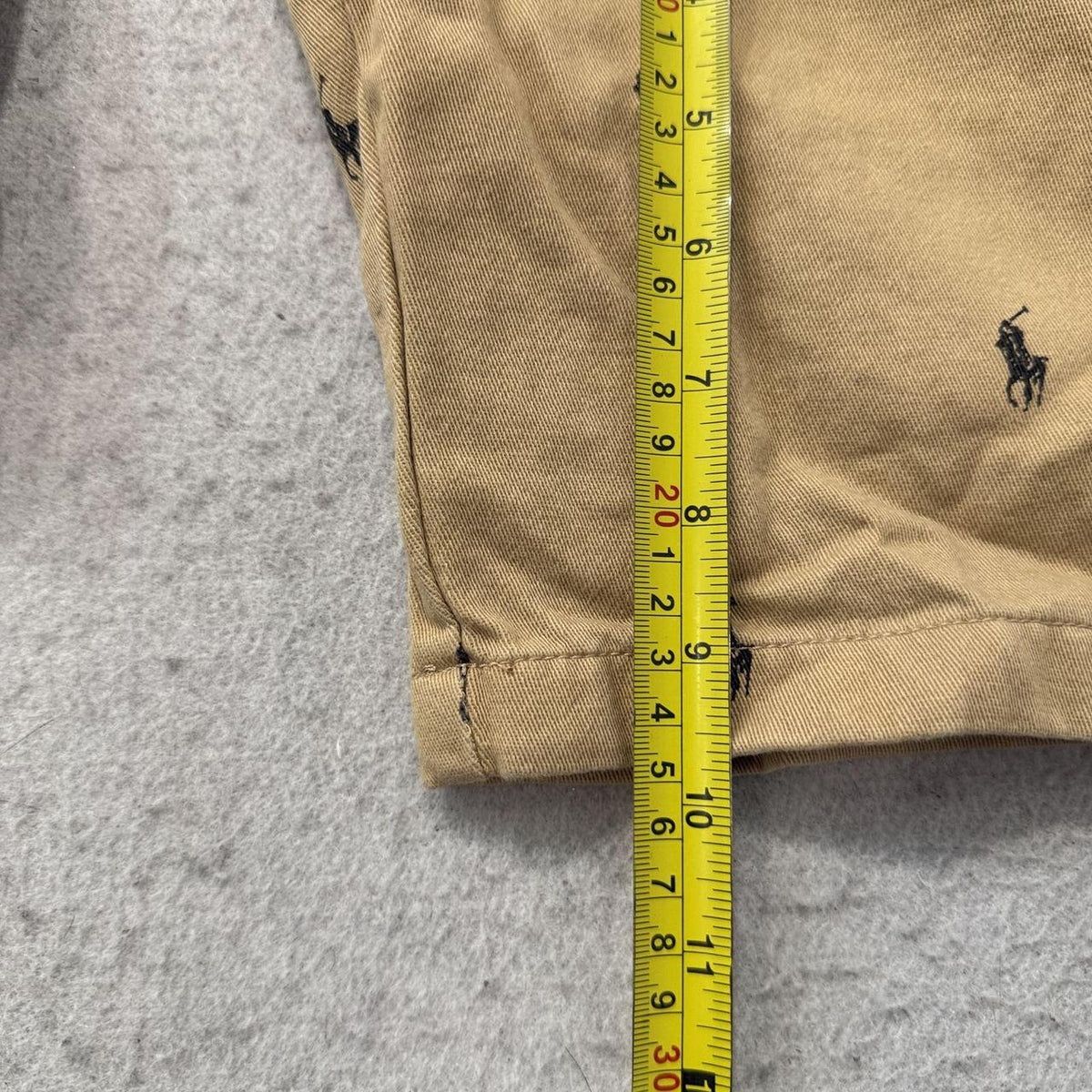 Vintage Y2K 2000's Polo Ralph Lauren Khaki Tan Baggy Chino Shorts