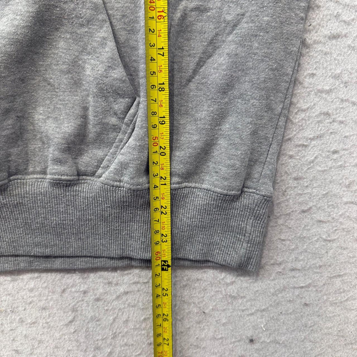 Vintage Y2K 2000's Stadium Athletics Grey Oversized Faded Spellout Hoodie