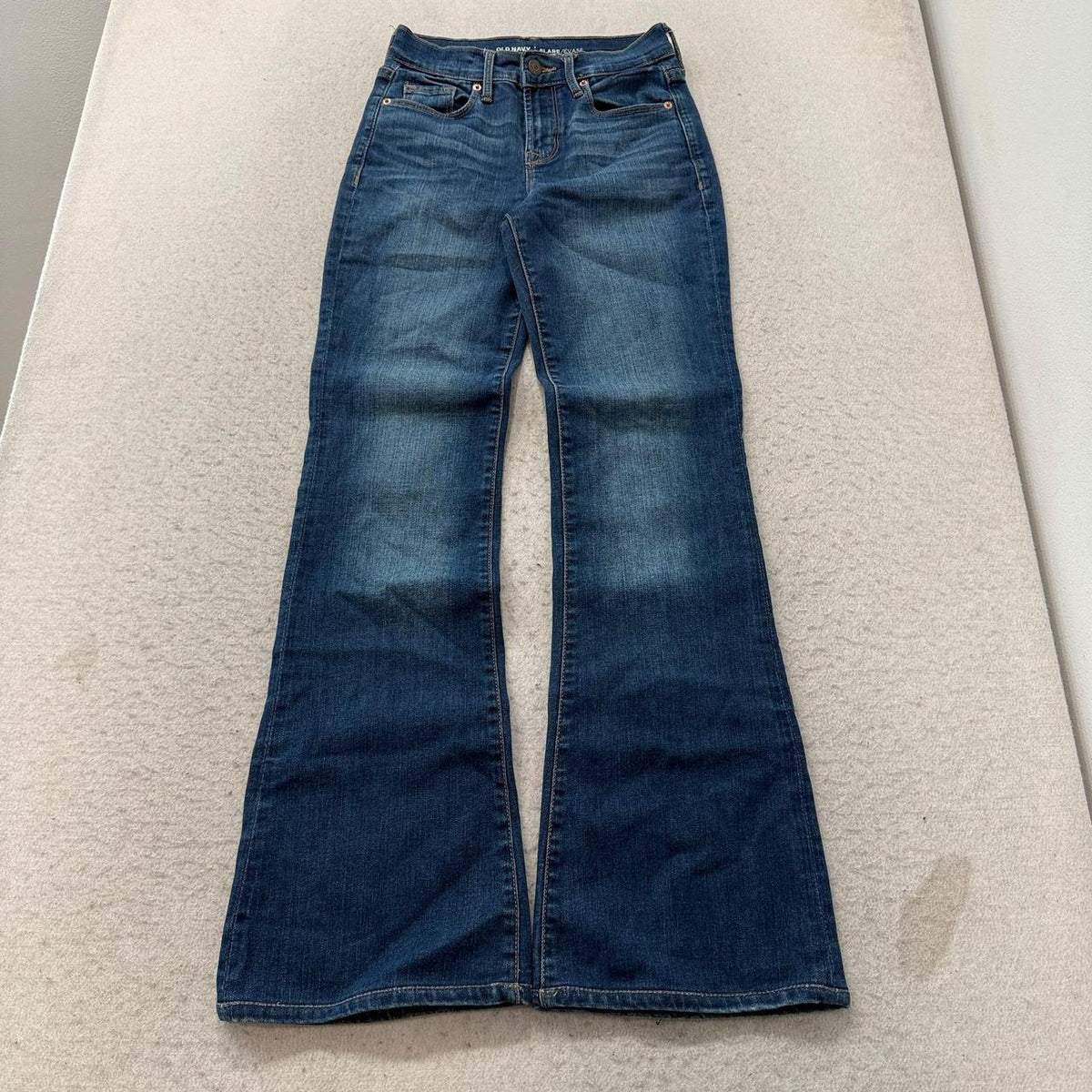 Vintage Y2K 2000's Old Navy Women's Faded Flare Jeans
