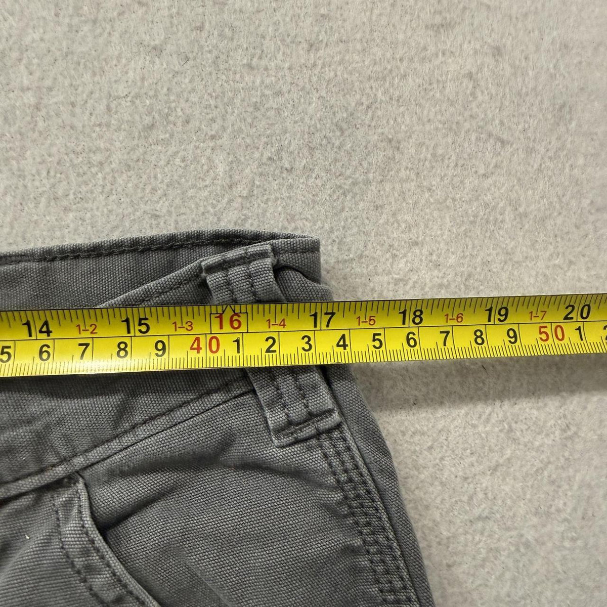Vintage Y2K 2000's Carhartt Grey Distressed Carpenter Pants
