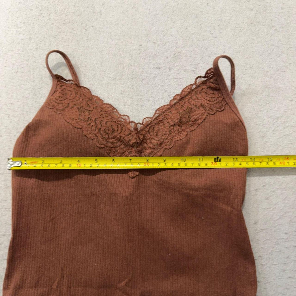Vintage Y2K 2000's Women's PINK Brown Ribbed Bodysuit