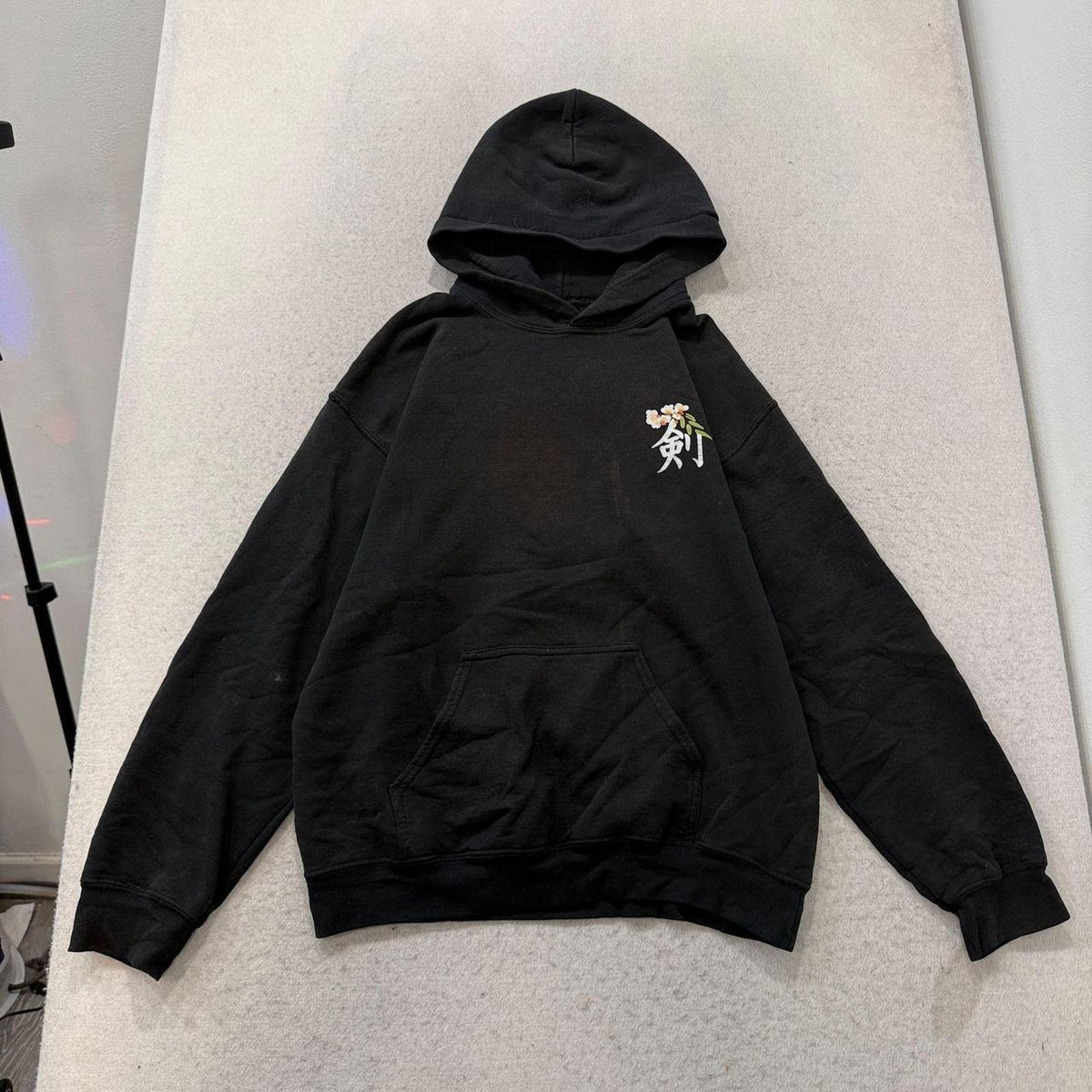 Vintage Y2K 2000's Hellstar Black Oversized Graphic Hoodie